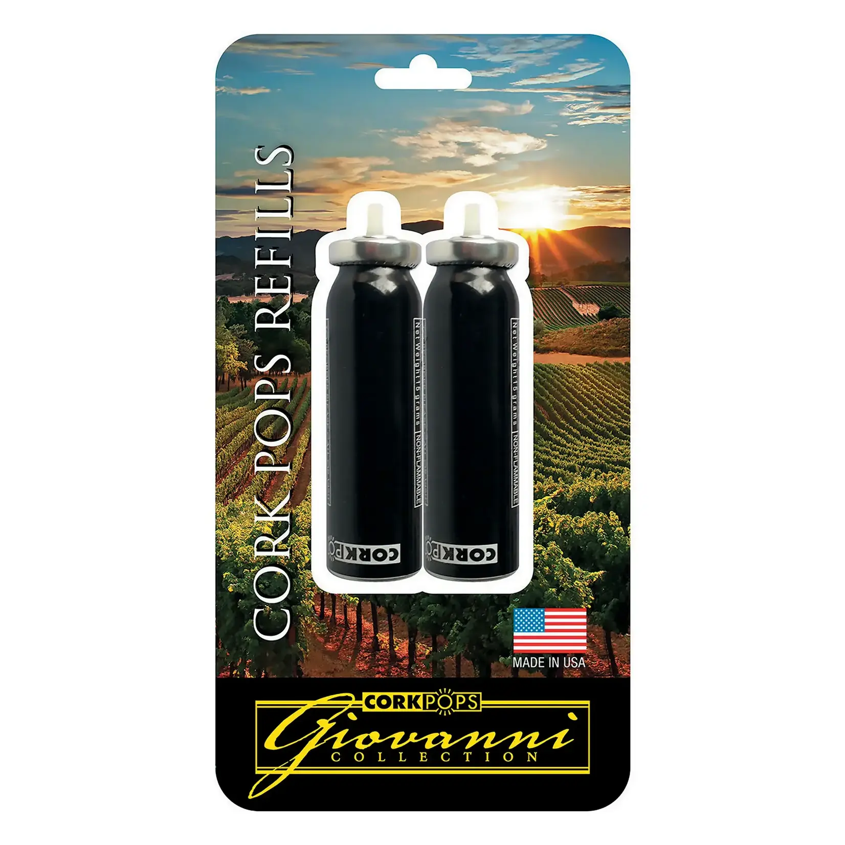 giovanni cork pops refills
