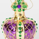 GLASS CROWN ORNAMENT