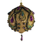 Gold sparkle ornament