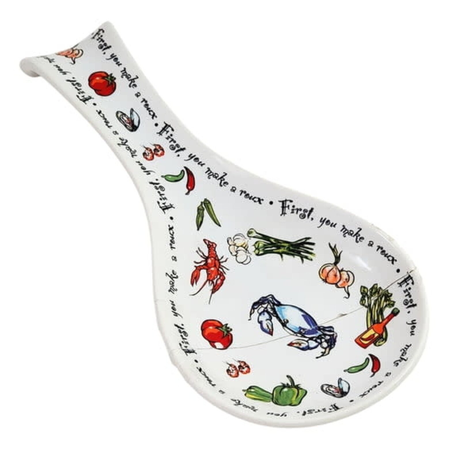 Spoon rest first you make a roux