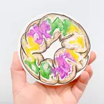 KING CAKE COASTER