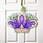 carnival queen crown door hanger