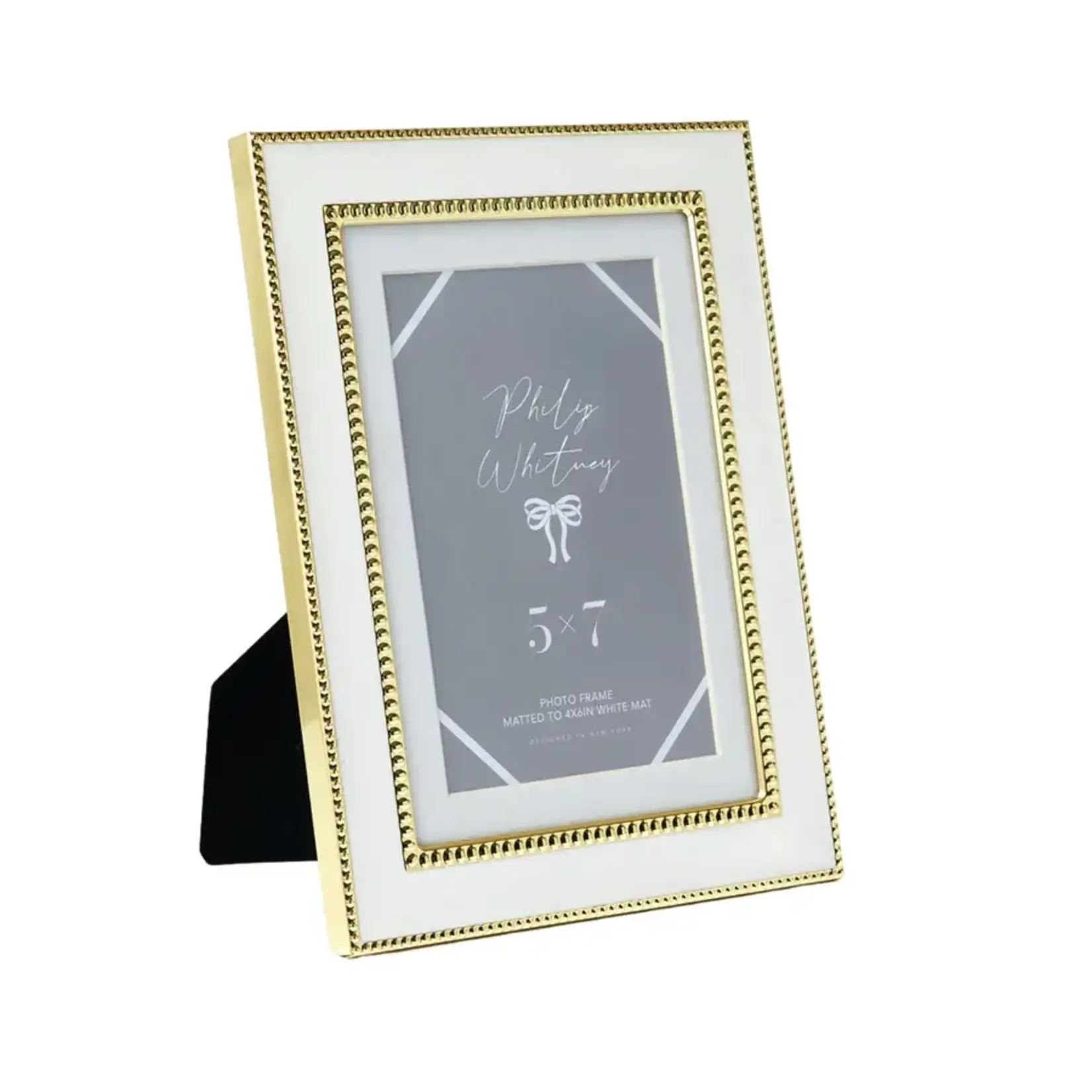 WHITE PHOTO FRAME 5X7
