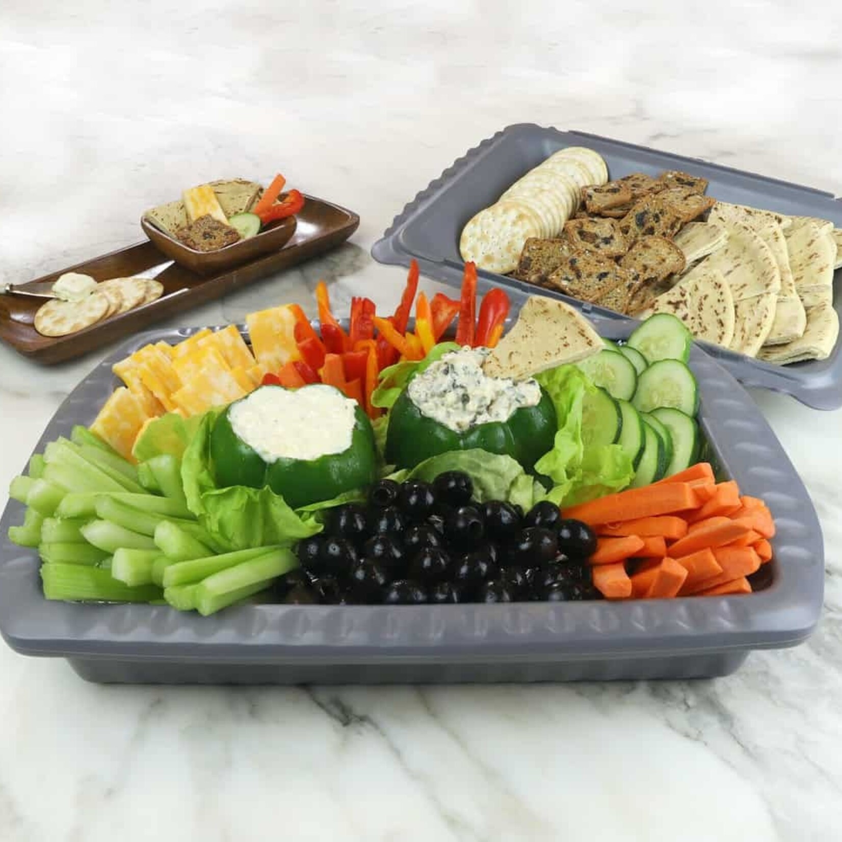 FOIL DECOR CASSEROLE DISH CHARCOAL