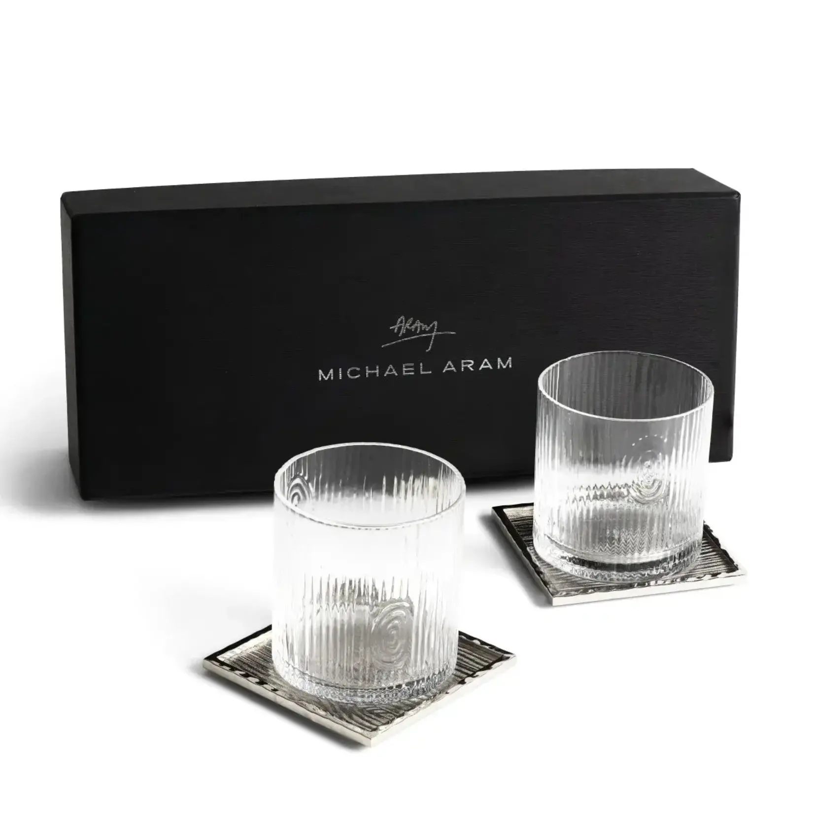 Ivy Oak Glass and Coaster Gift Set 2