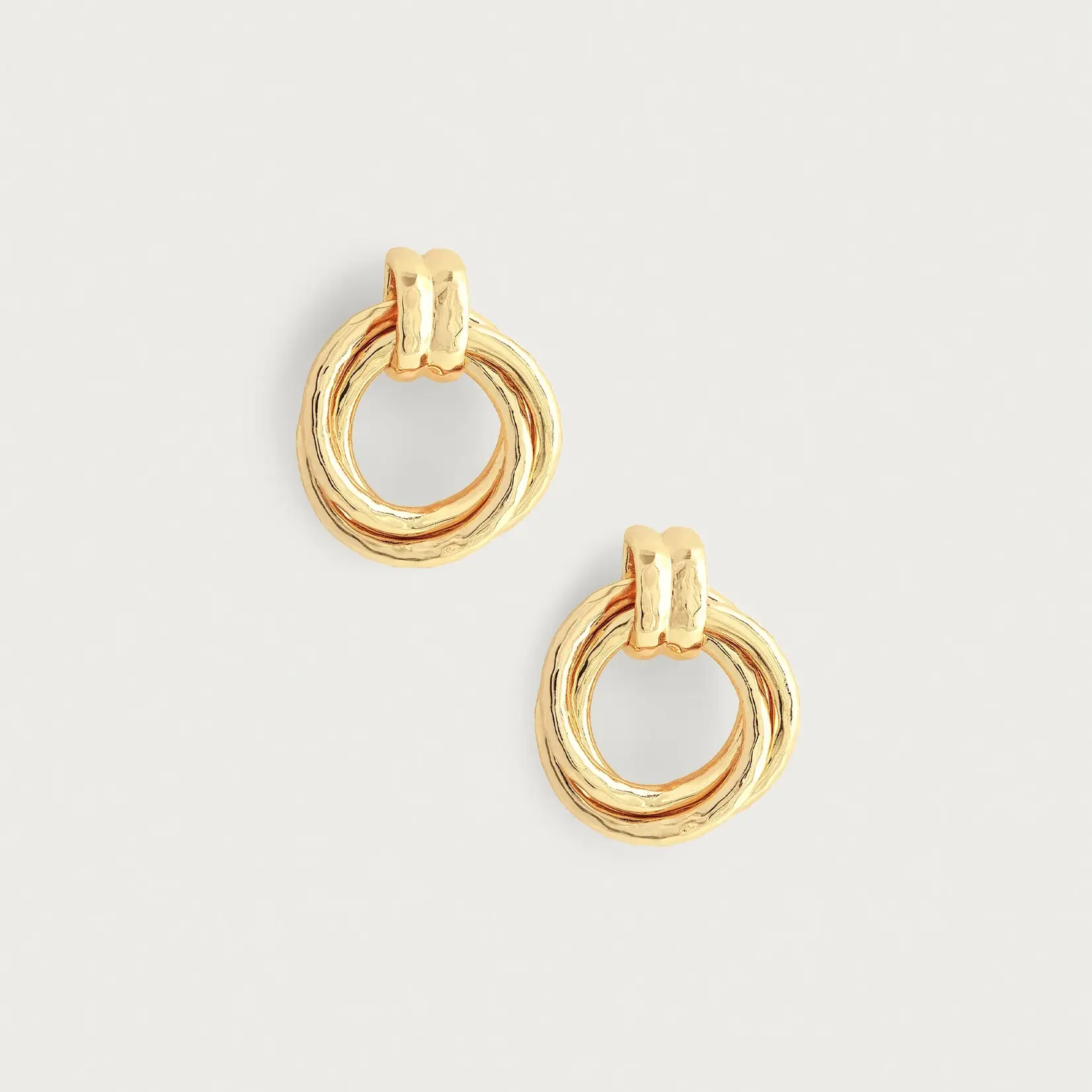 Neptune Triple Ring Earrings