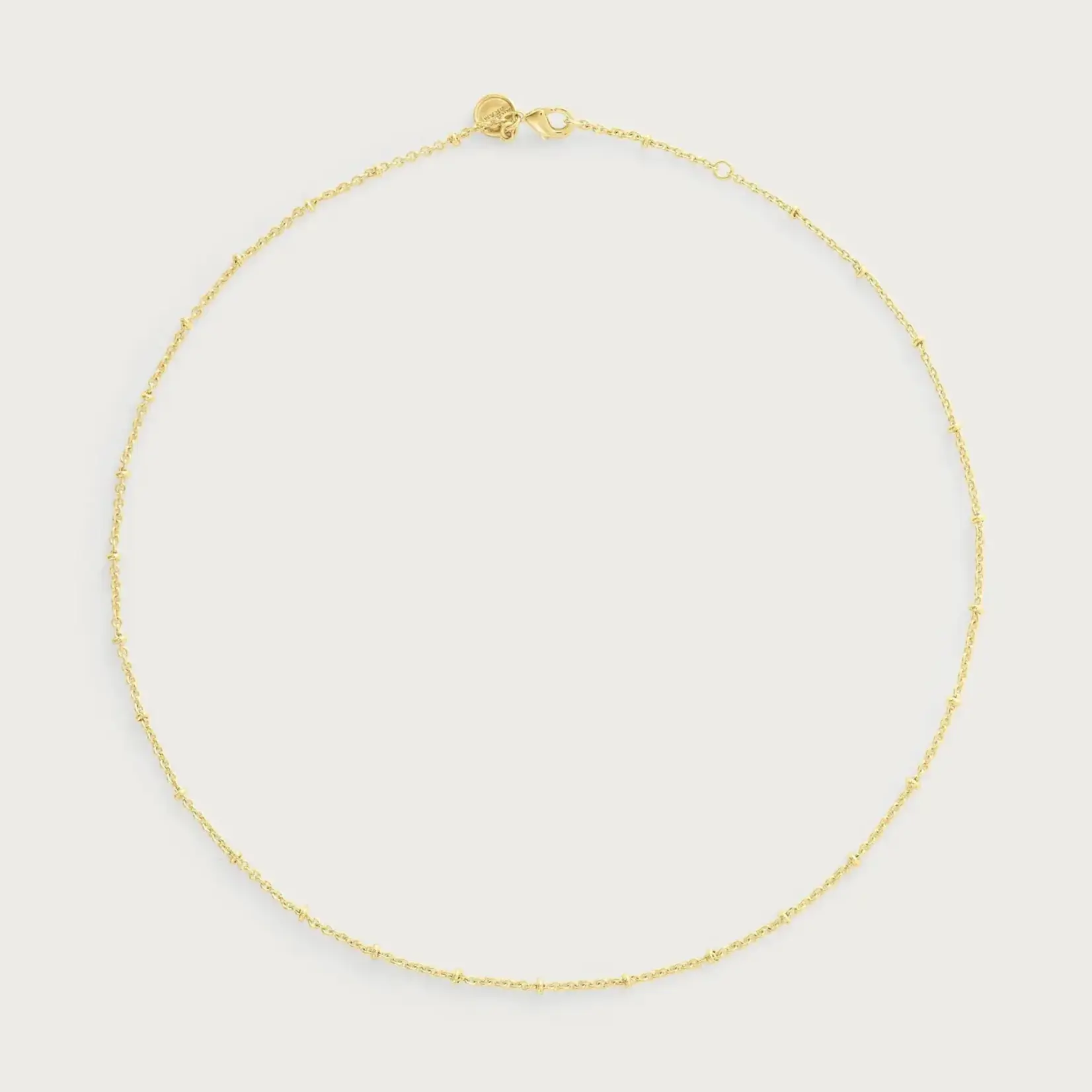 Molten Double Bead Chain Gold