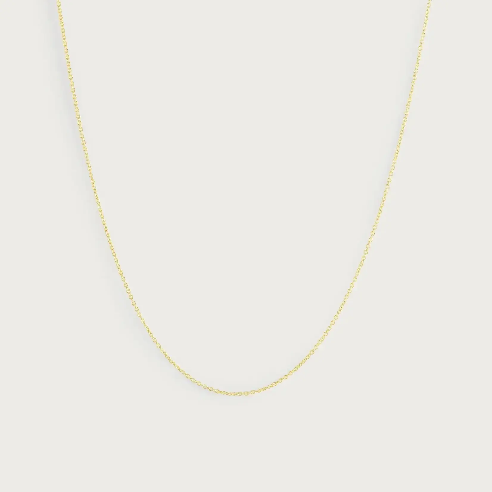 Simple Chain Necklace, Gold