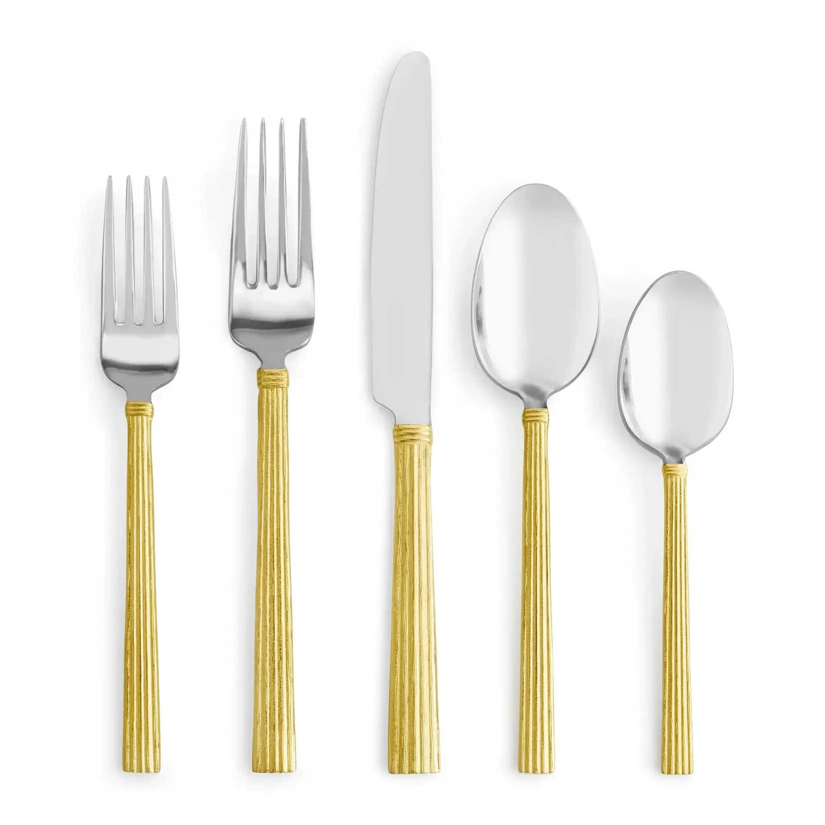 Michael Aram Wheat Gold 5-Piece Flatware Set
