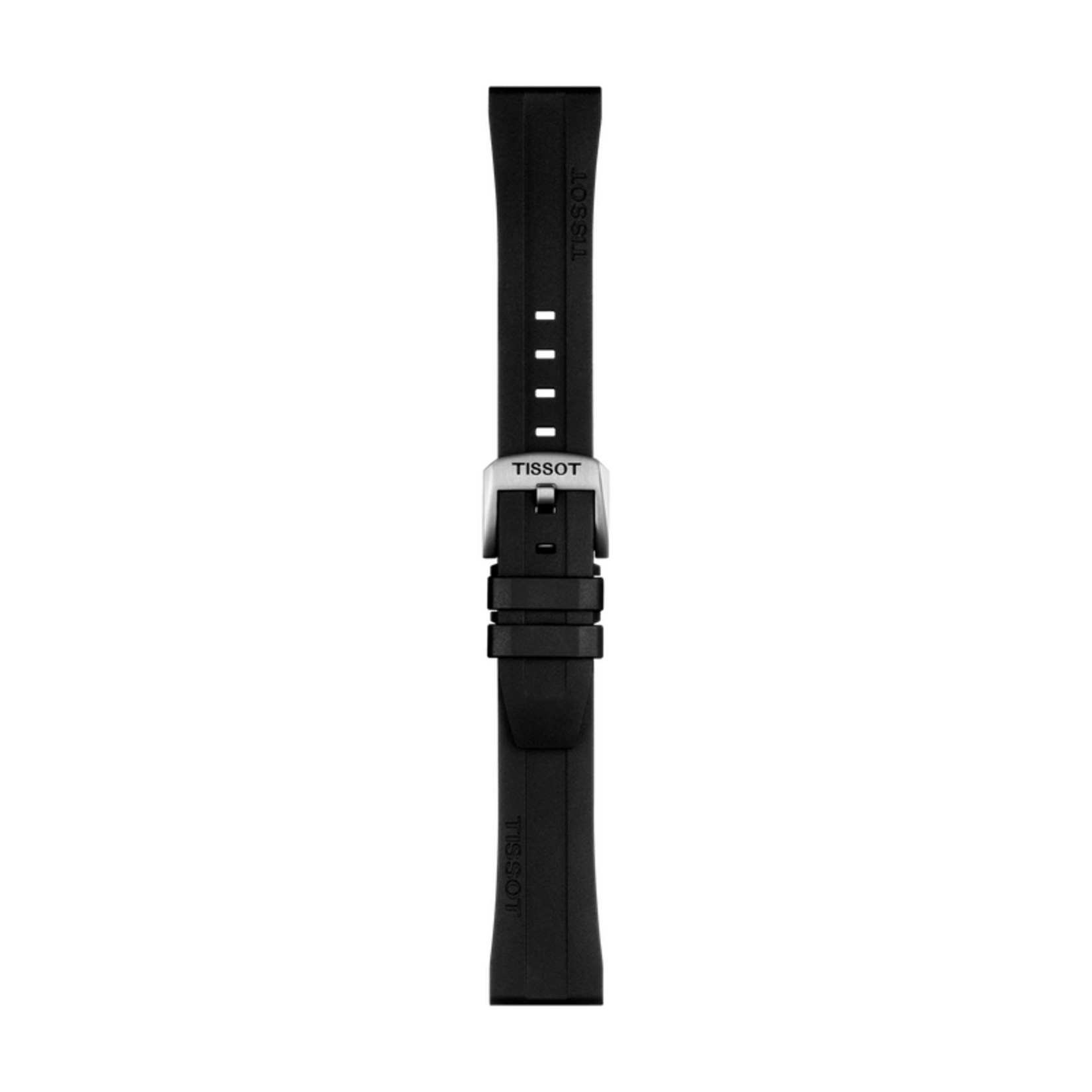 Tissot Official Black Rubber Strap Lugs 20mm