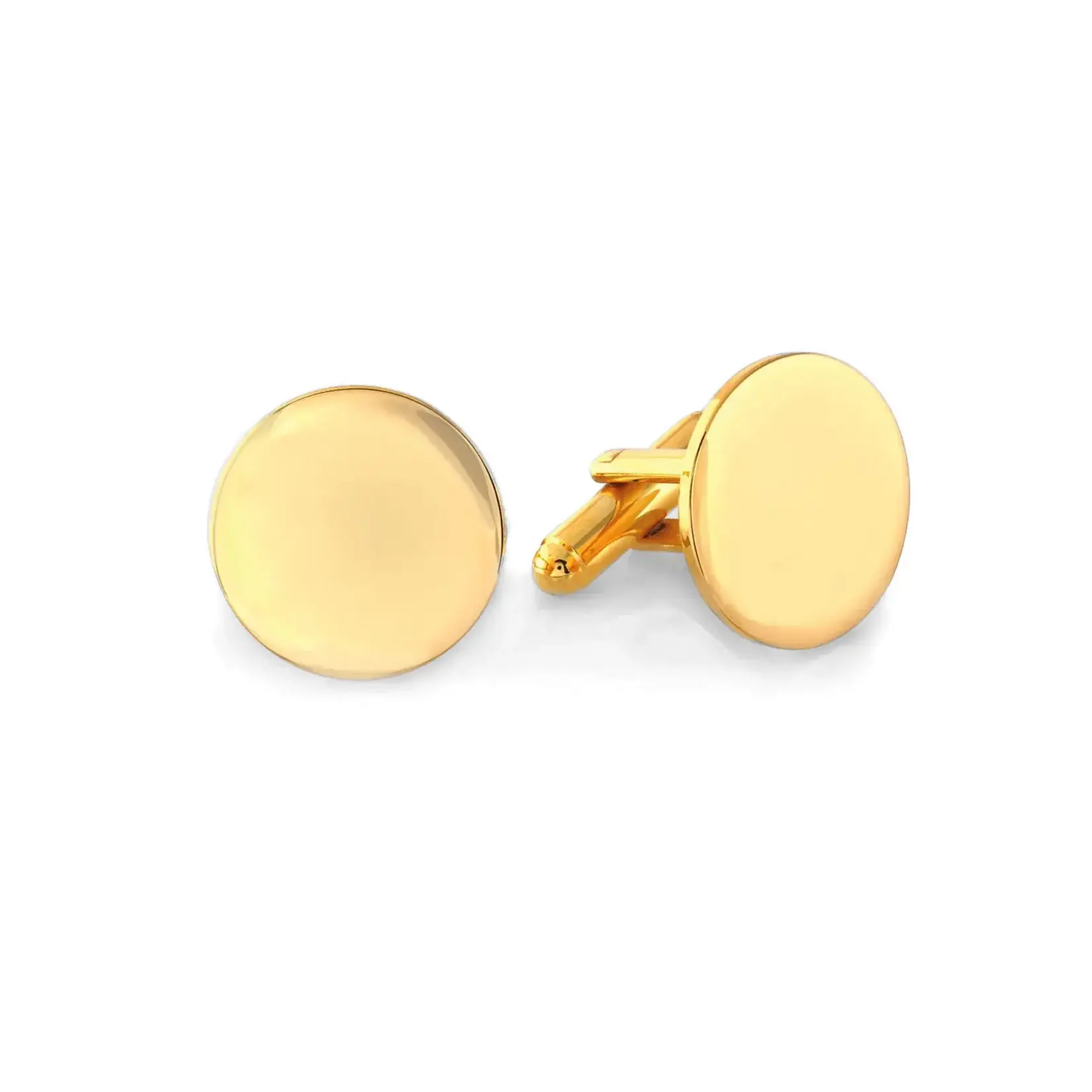 Polished Round Cufflinks