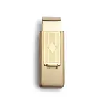 Striped Flip Money Clip with Diamond Center