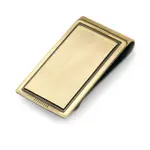 Antique Finish Money Clip with Darkened Boder