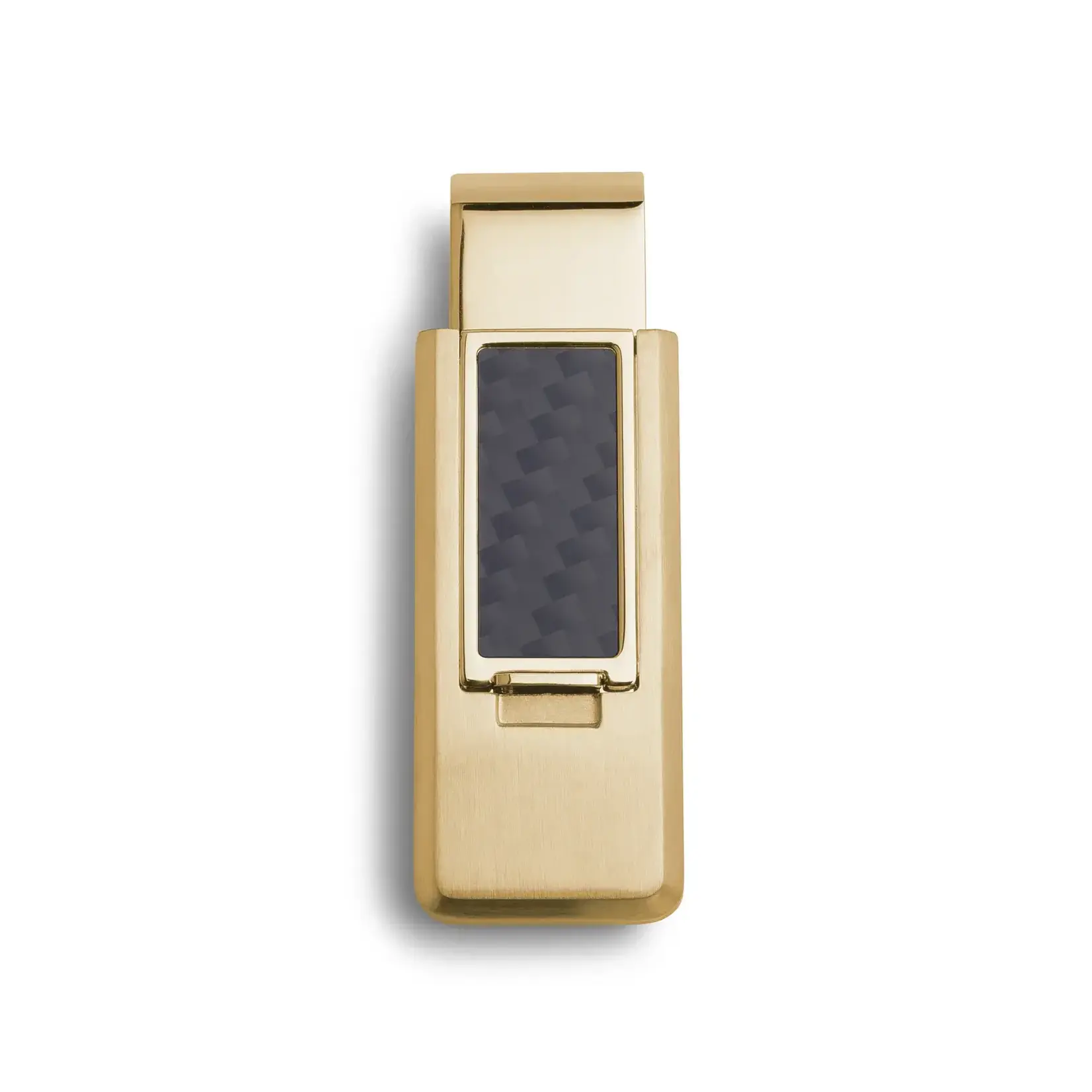 Black Carbon Fiber Flip Money Clip