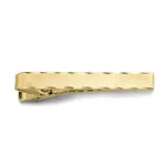 Florentine Tie Bar with Scalloped Edge