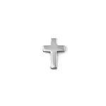 Polished Cross Tie Tack