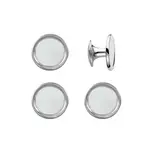 Round Rimmed Polished Stud Set