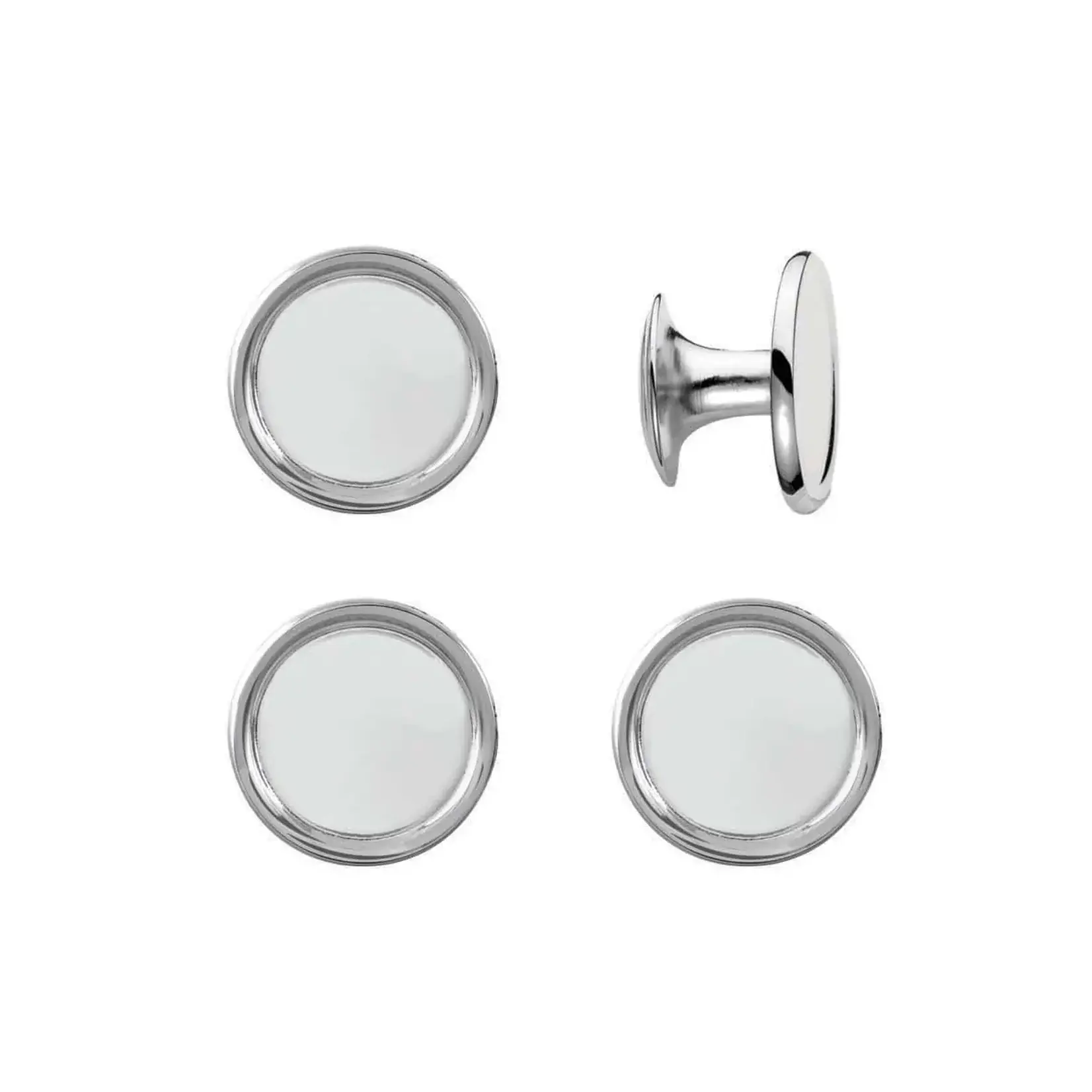 Round Rimmed Polished Stud Set