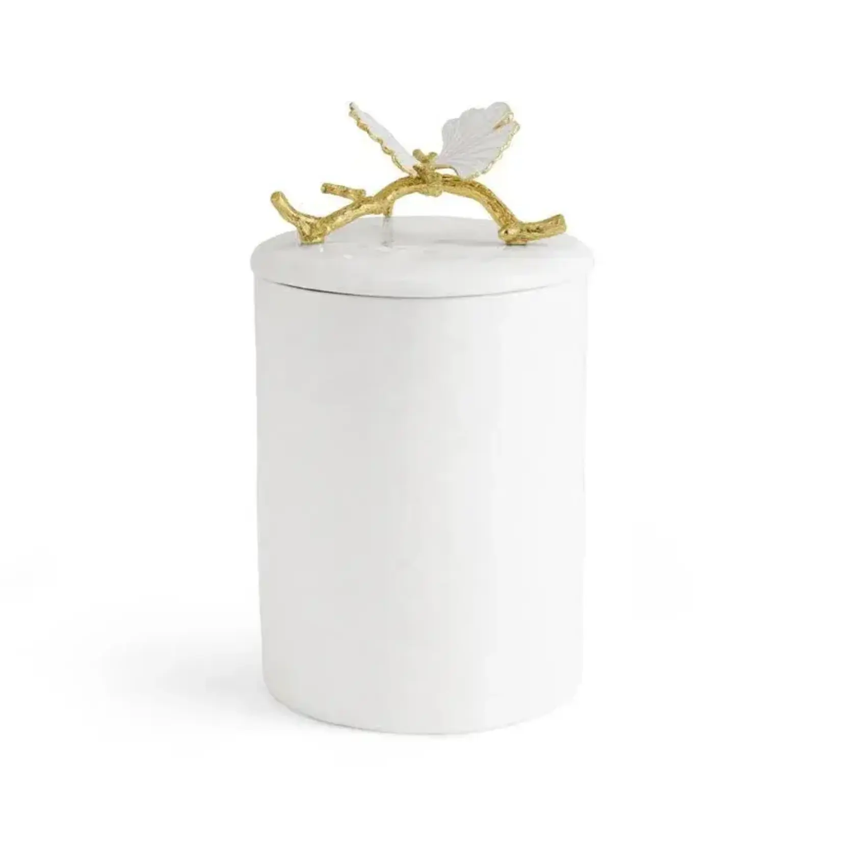 Butterfly Ginkgo Gold Porcelain Canister Medium