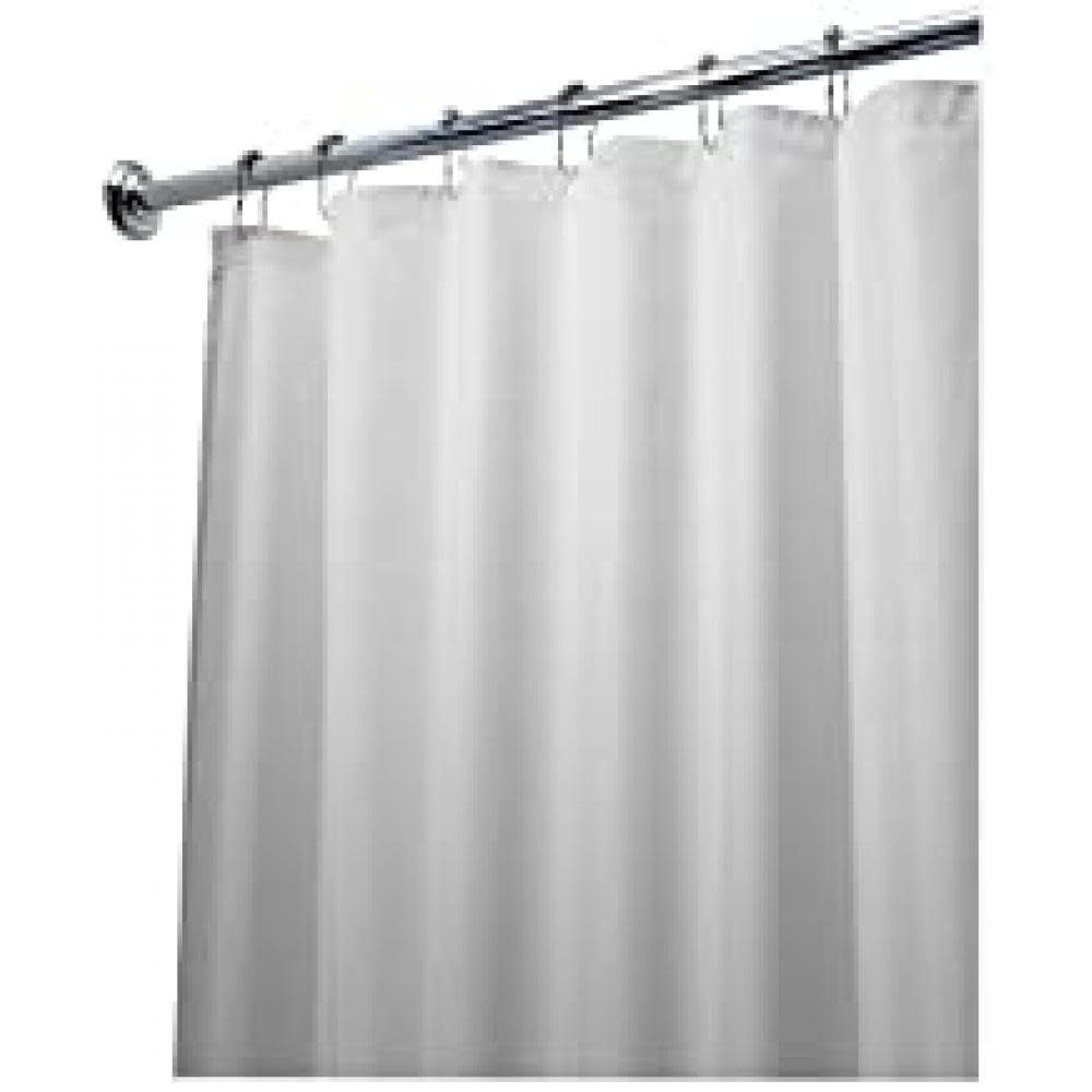 Interdesign Shower Curtain Liner White Long Homeport