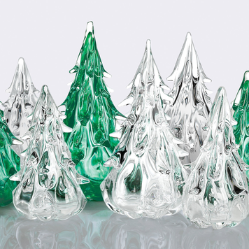 glass christmas trees handblown glass abstract christmas tree
