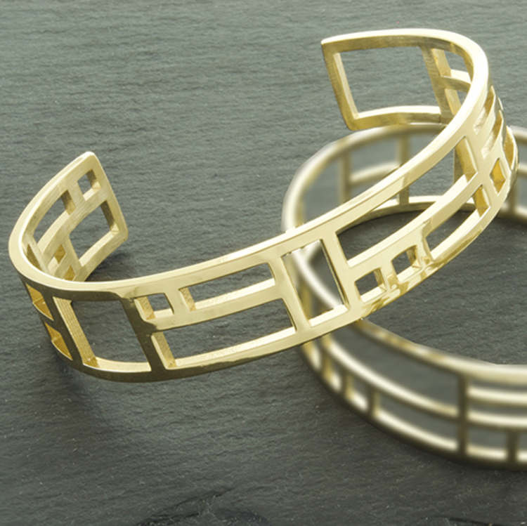 arts and crafts 14k gold large arts and crafts cuff