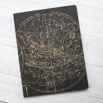 drinkware astronomy star chart notebook