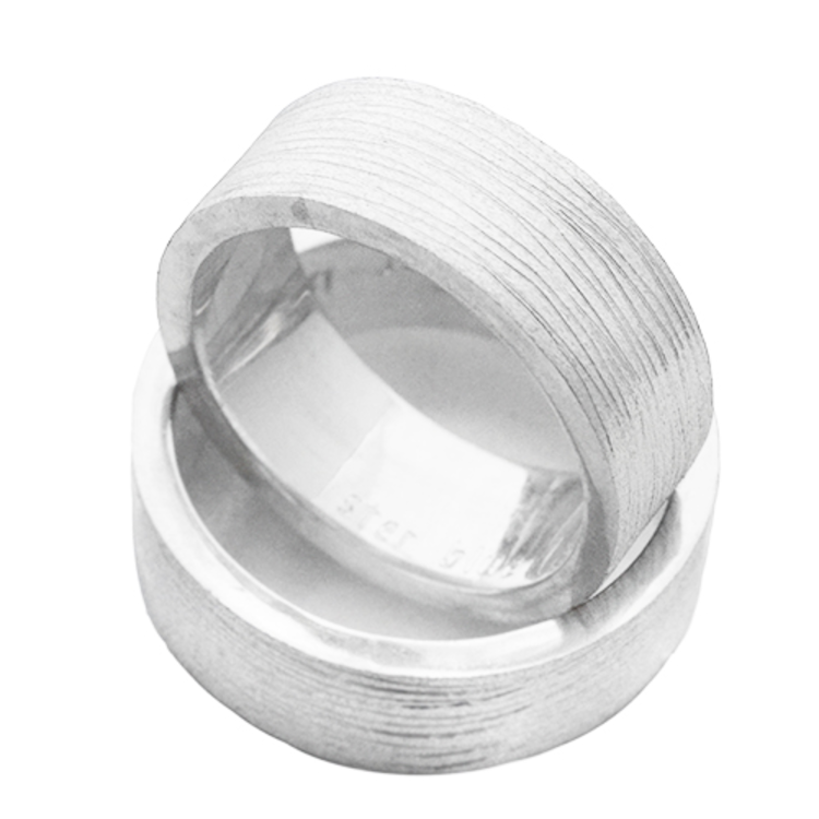 rings hydrogen wide horizontal scratch band