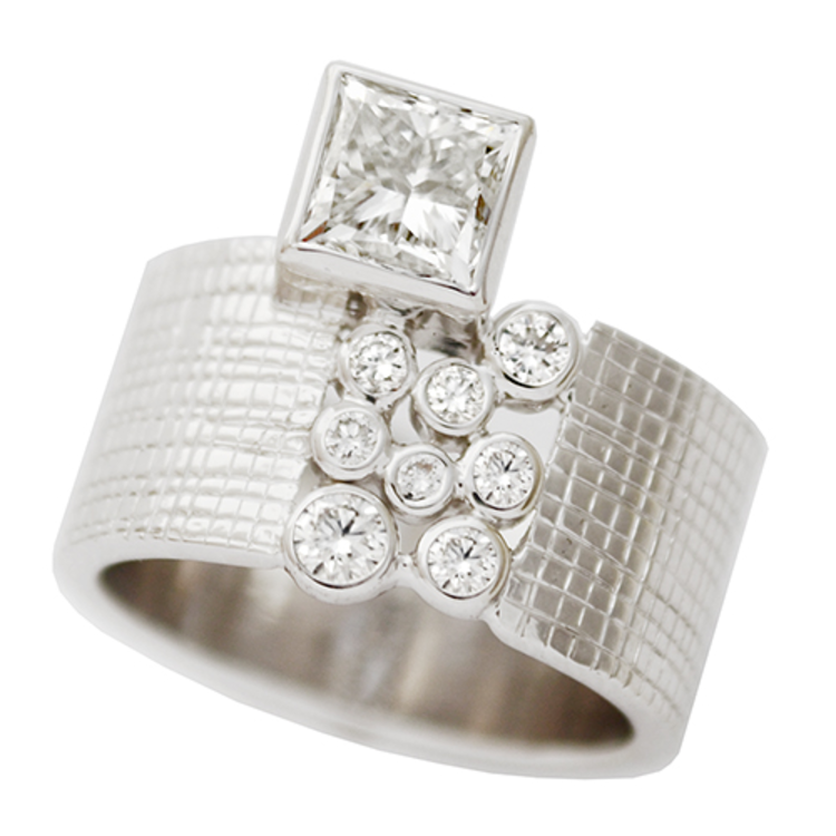 gap 1.66 princess diamond gap stack