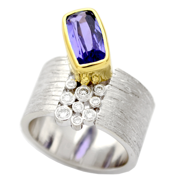 gap 2.51ct tanzanite gap stack