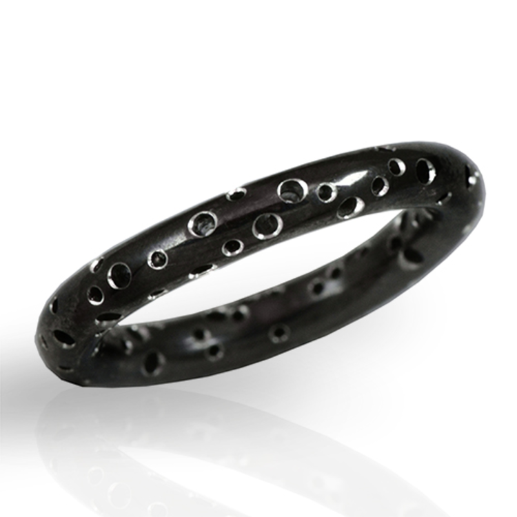 rings carbon crater band - DISCONTINUED