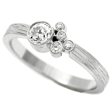 rings 0.36ct diamond mini gap