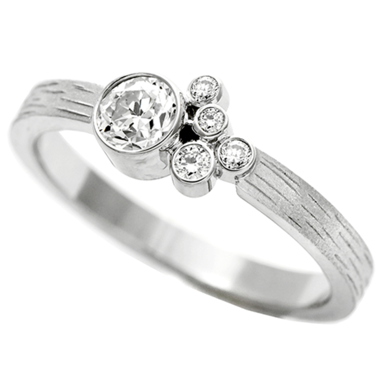 rings 0.36ct diamond mini gap