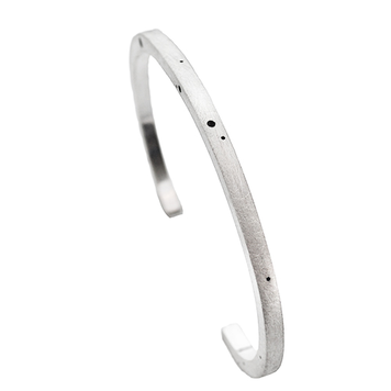 bracelets iota large cuff hydrogen scratch