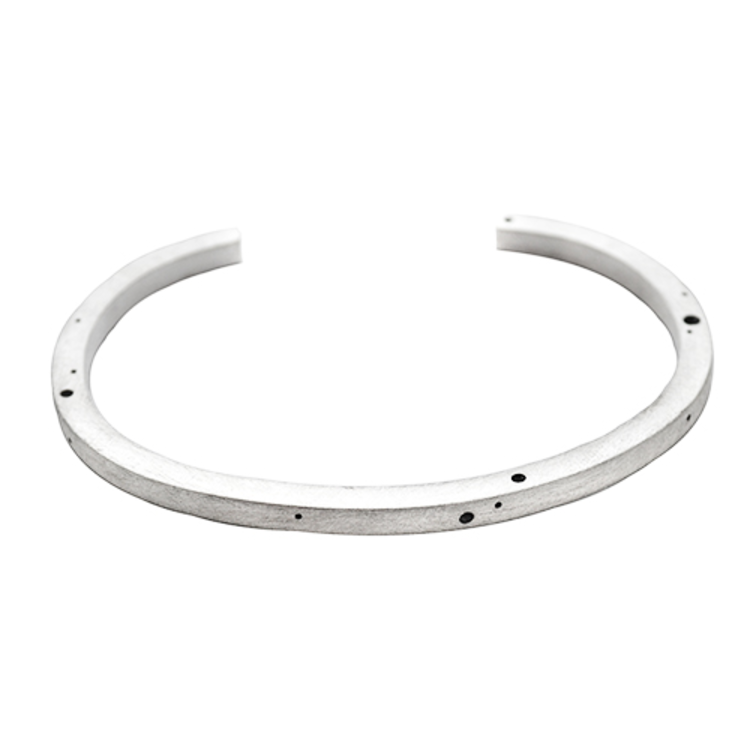 bracelets iota large cuff hydrogen scratch