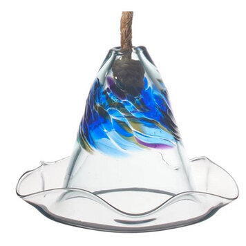 glass bird feeders calico seed rests