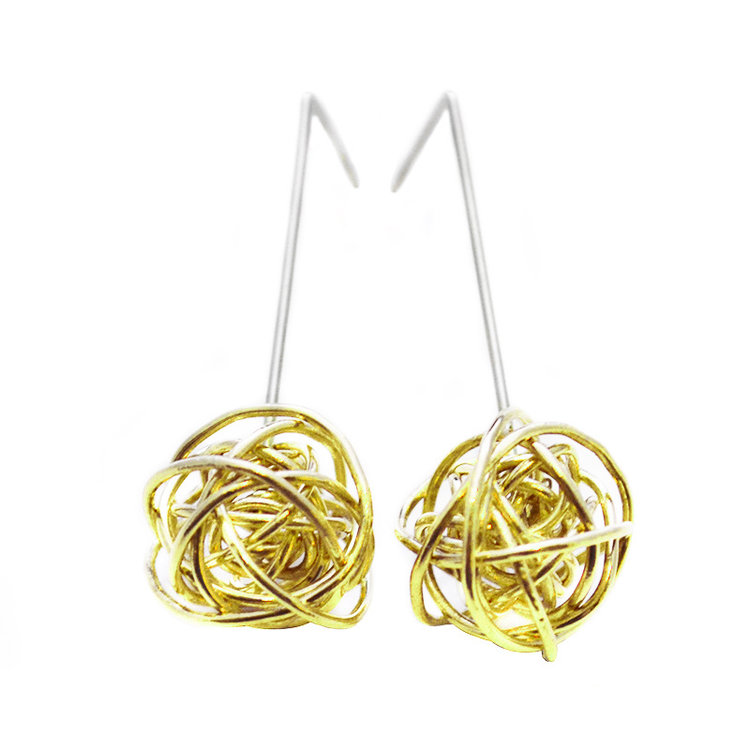 earrings 14k inconceivable drops on 14k white gold ear wires