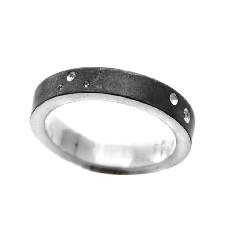 rings iota ring carbon narrow