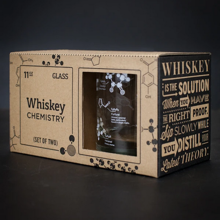 drinkware whiskey molecule rocks glass single