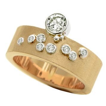 fade 0.46ct round brilliant diamond rose fade