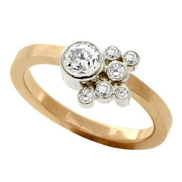 gap 0.45ct diamond rose mini gap