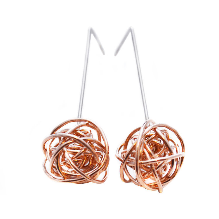 earrings 14k inconceivable drops on 14k white gold ear wires