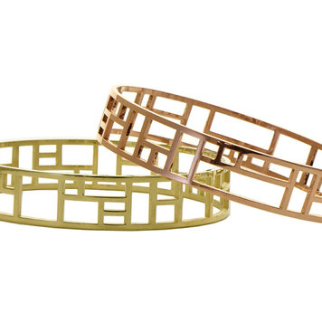 arts and crafts arts and crafts 14k bangles