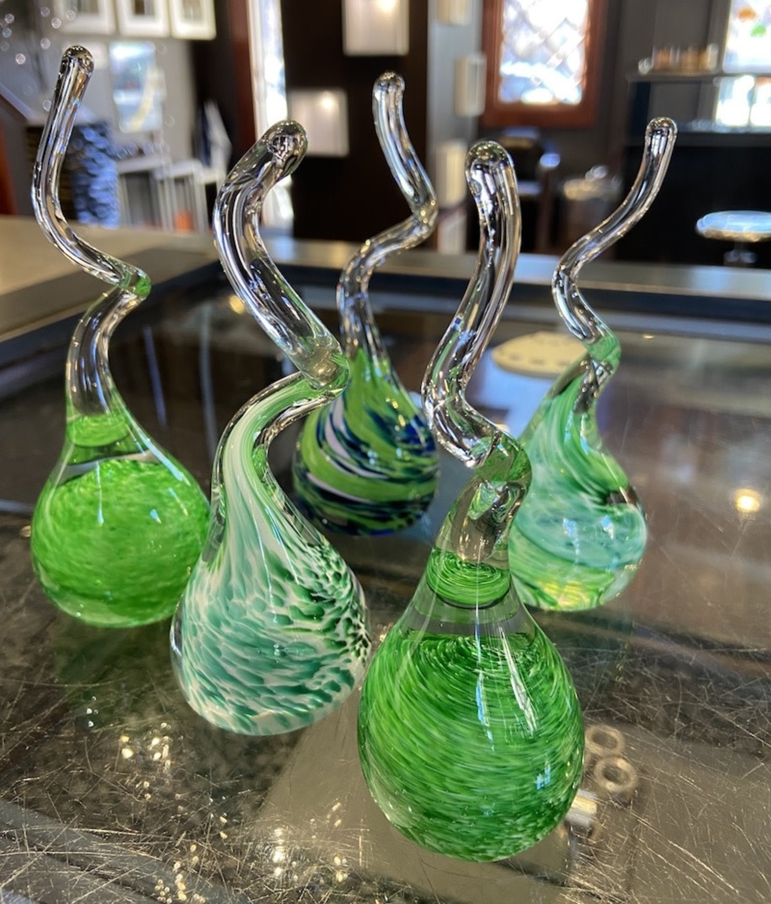 Hand Blown Glass Ring Holder #3 - Unique Jewelry Storage Made in USA -  Northern – Northern Lights Gallery