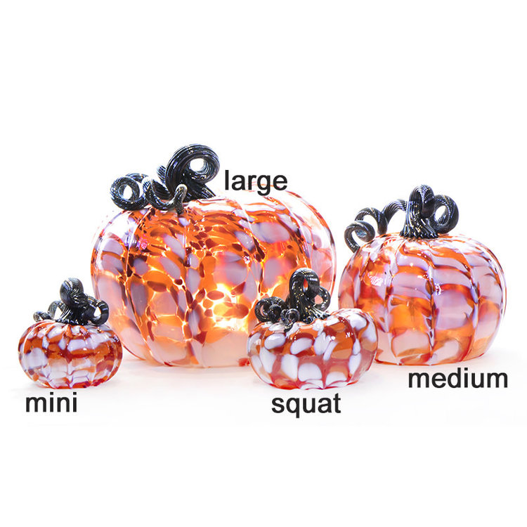 glass pumpkins mini handblown glass pumpkin