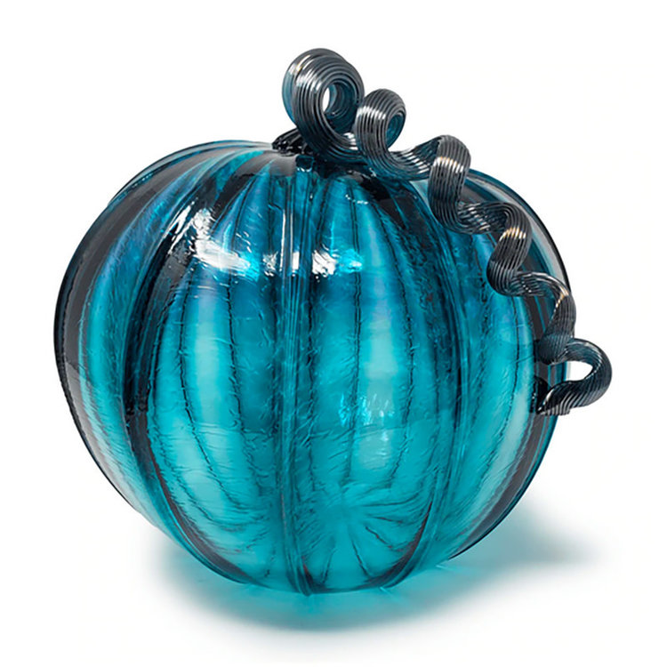 glass pumpkins large handblown glass pumpkin