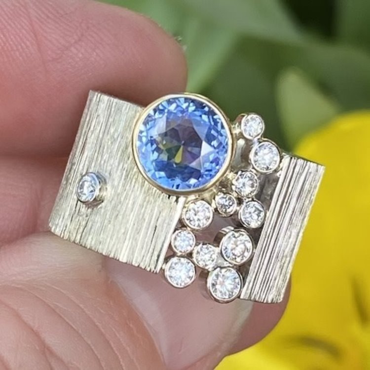 gap 2.02ct ceylon sapphire 14k white gold gap