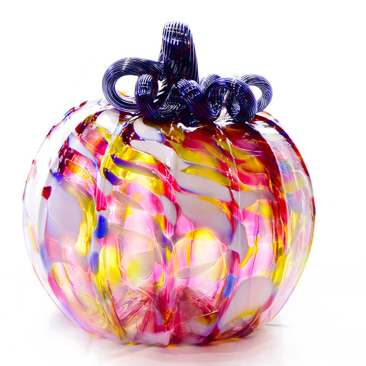glass pumpkins medium blown glass pumpkin