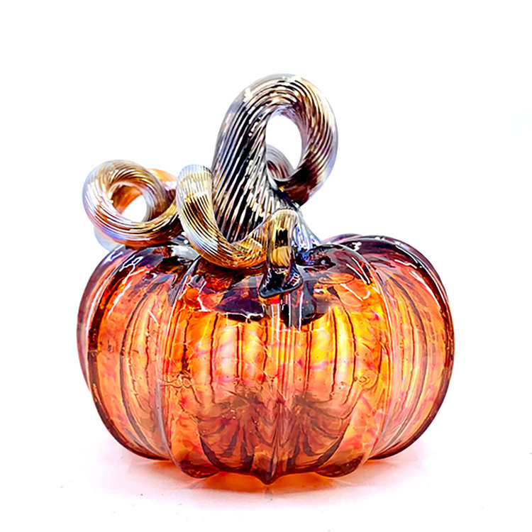 glass pumpkins mini handblown glass pumpkin
