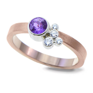 gap 0.56ct lavender sapphire mini gap